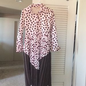 New Floral dress flannel